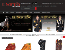 Tablet Screenshot of elnorteno.mx